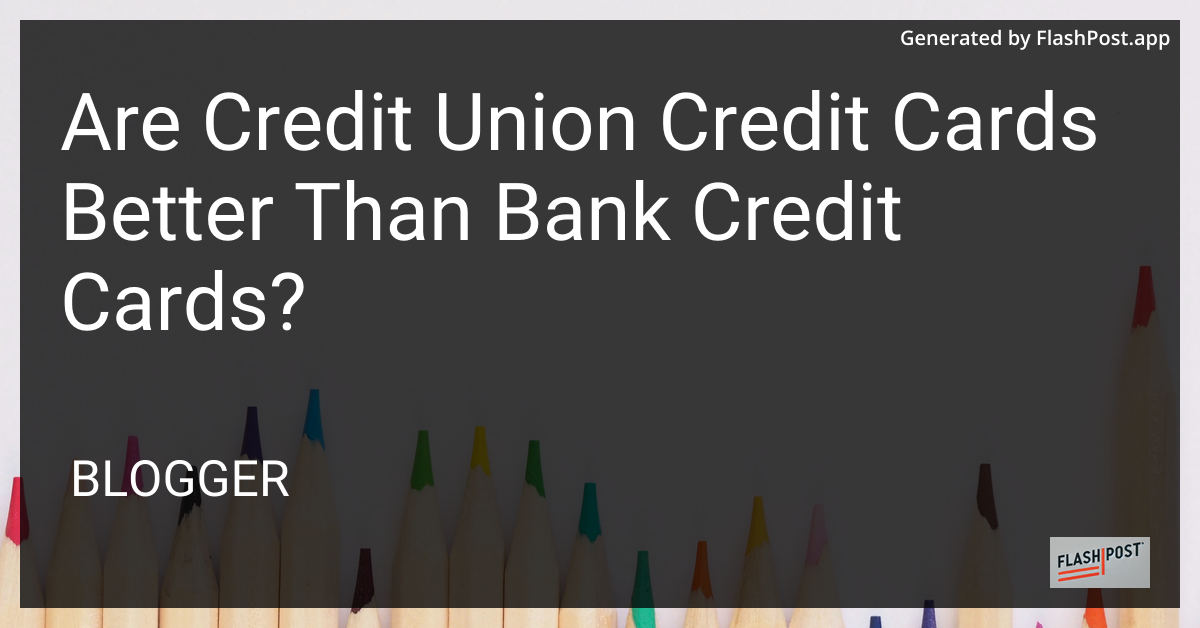 Credit Cards