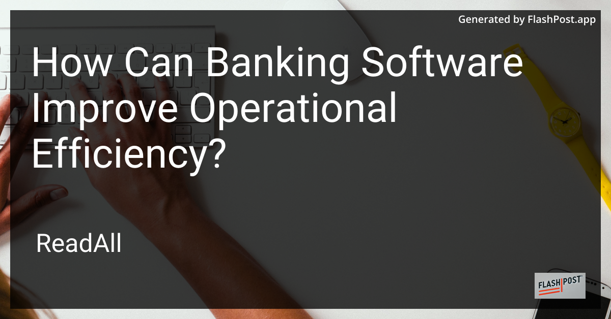 Banking Software