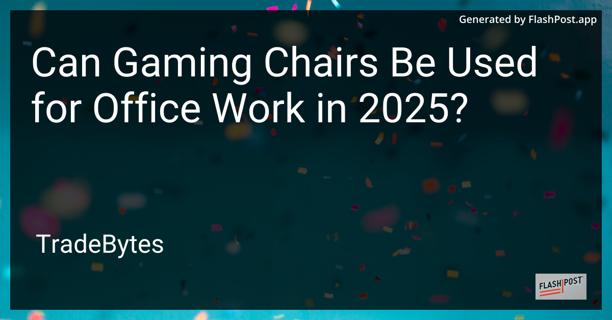 Gaming Chair for Office Work