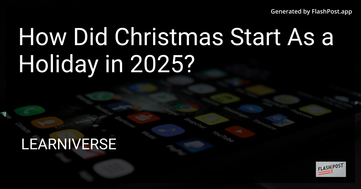 Christmas Beginnings