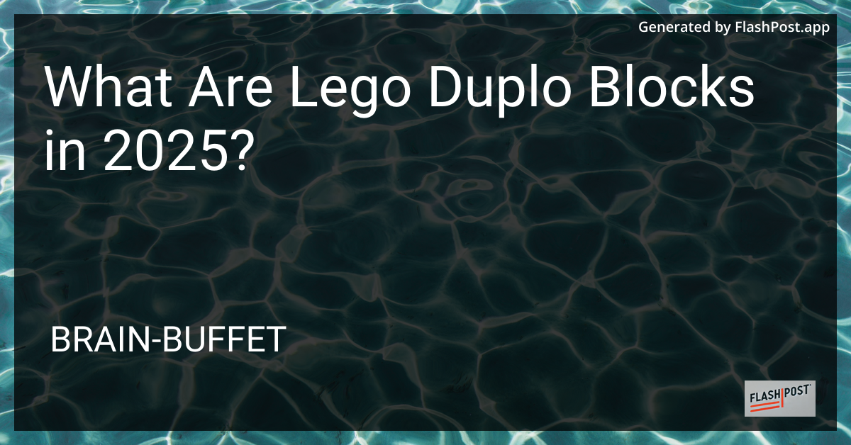 Lego Duplo Blocks Image