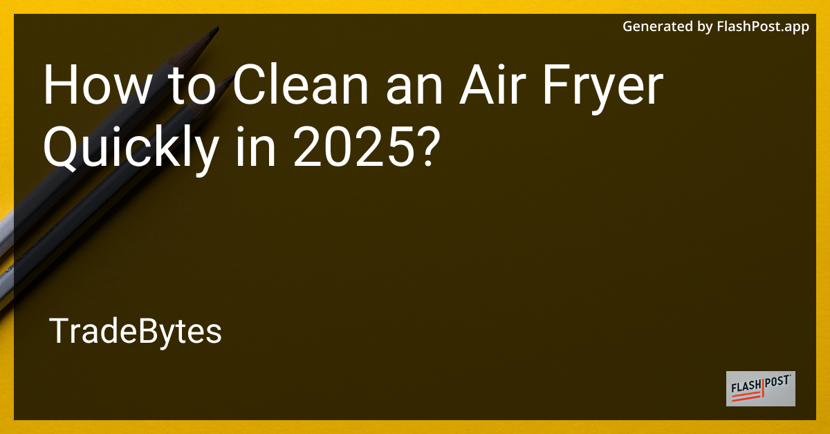Air Fryer Cleaning