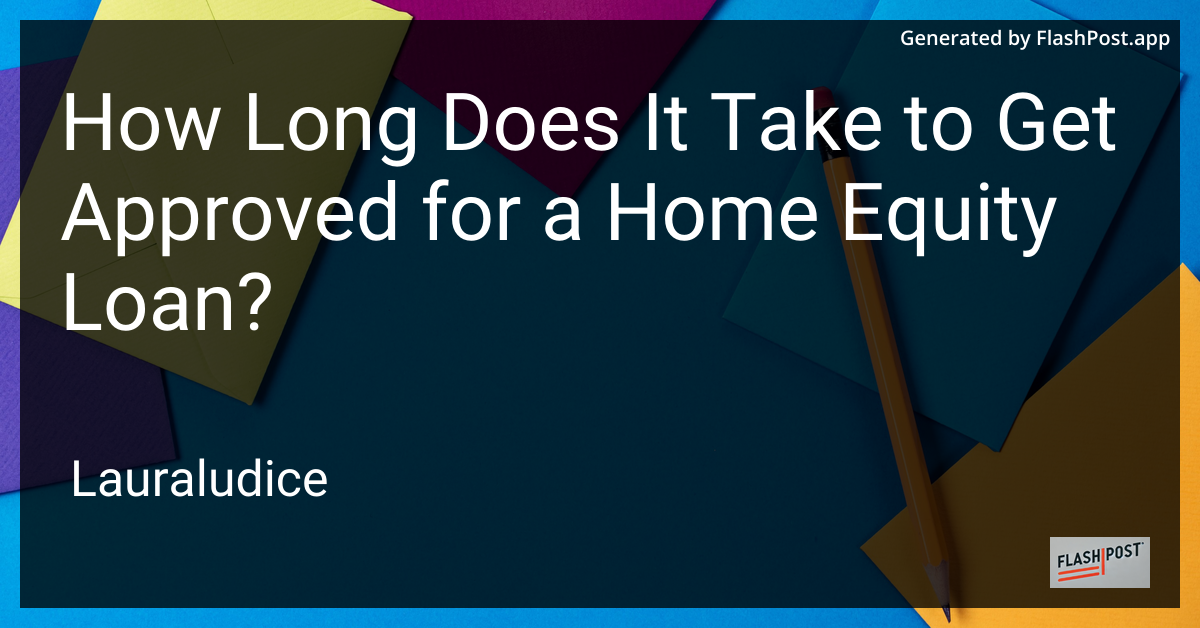 Home Equity Loan Application