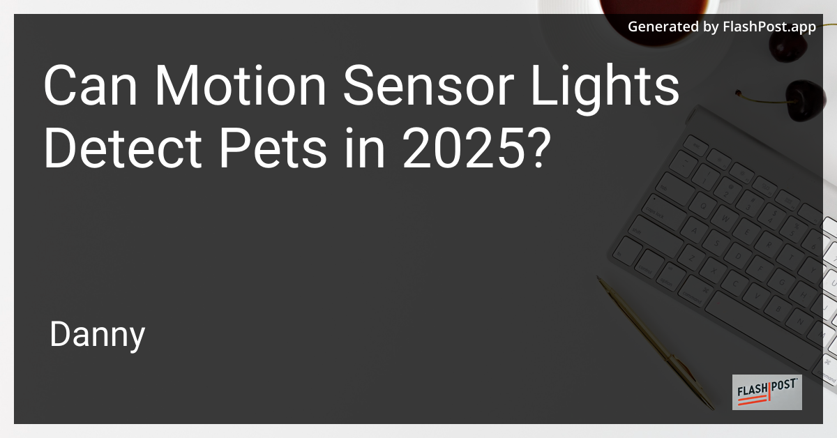 Motion Sensor Lights