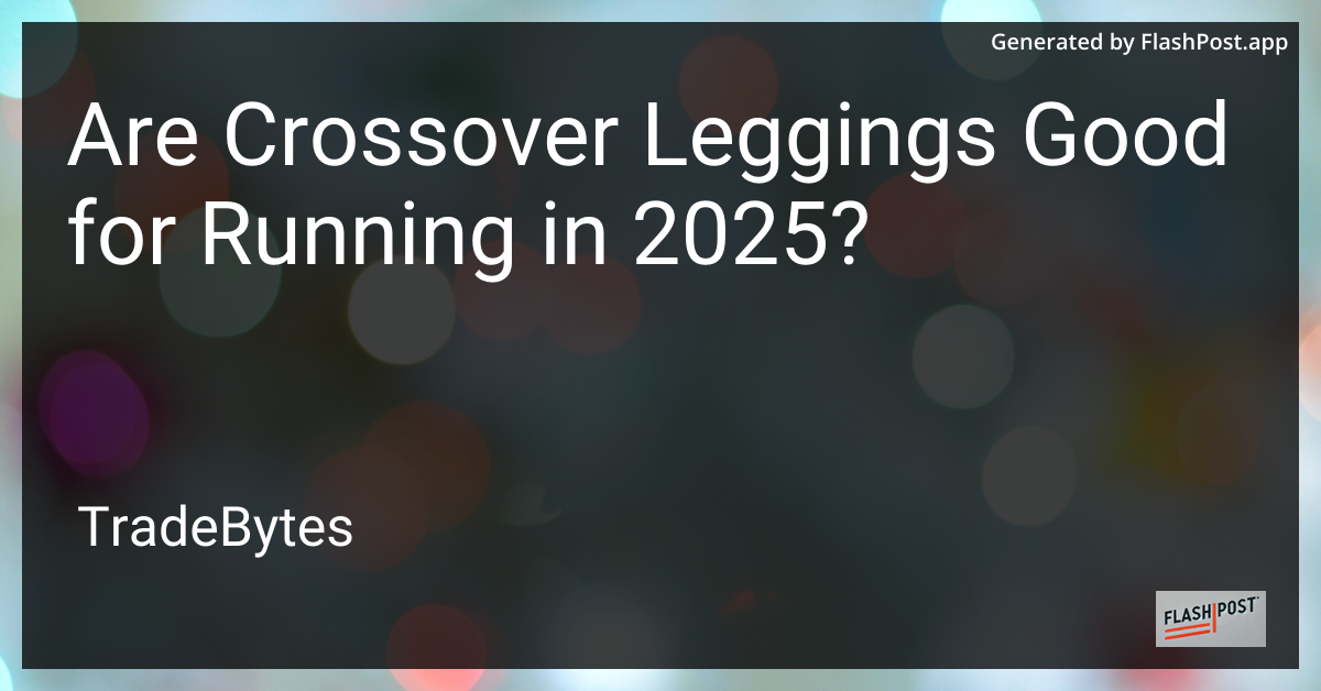 Crossover Leggings for Running