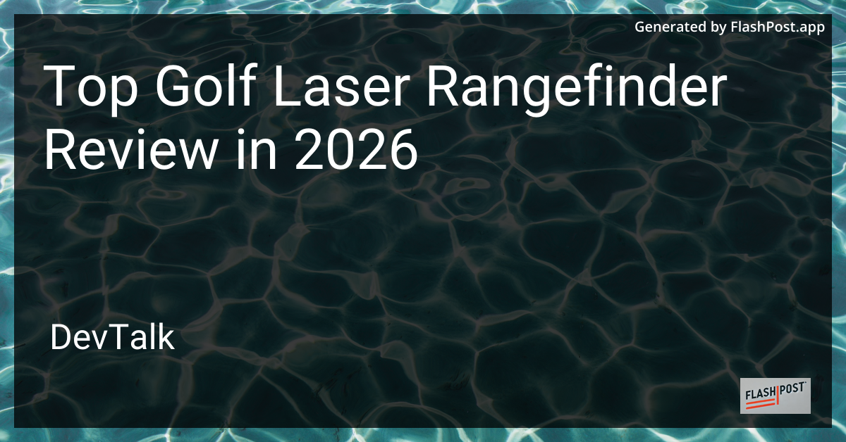 Top Golf Laser Rangefinder Review in 2026