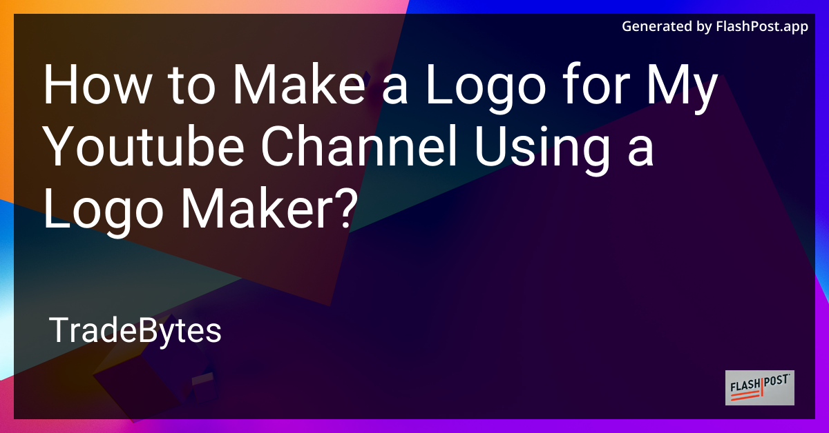 Create a Logo for Your YouTube Channel