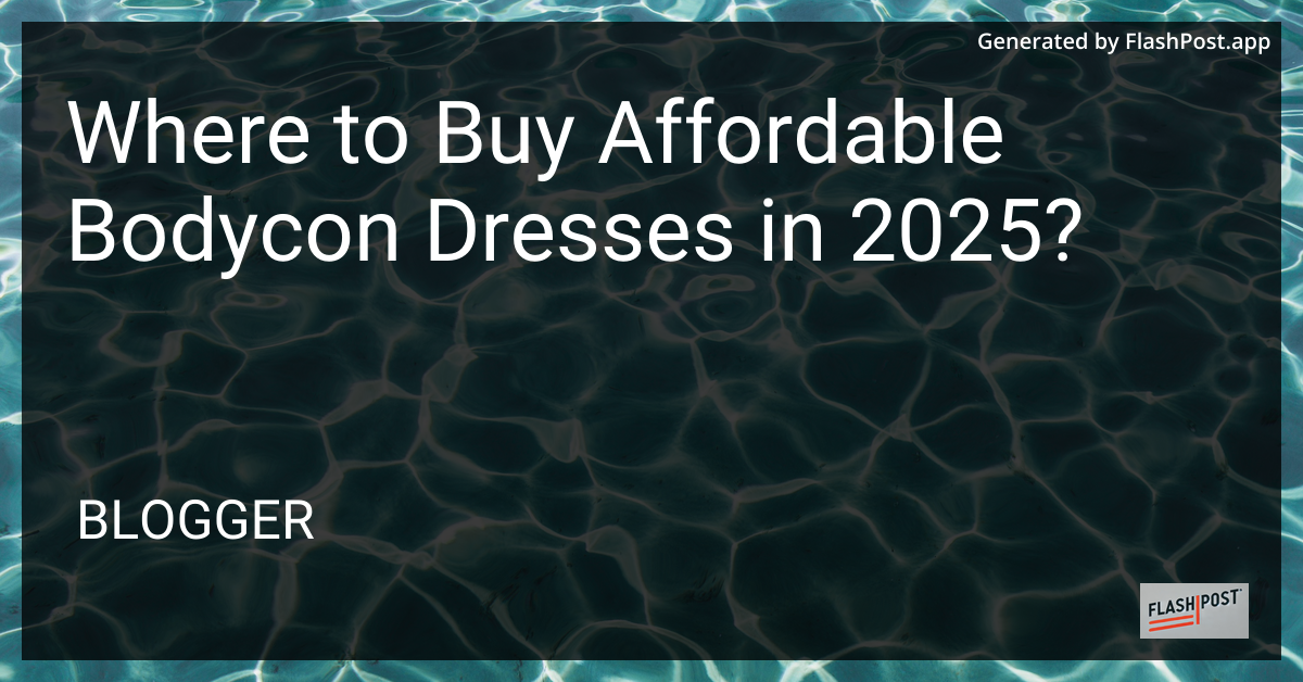 Bodycon Dresses