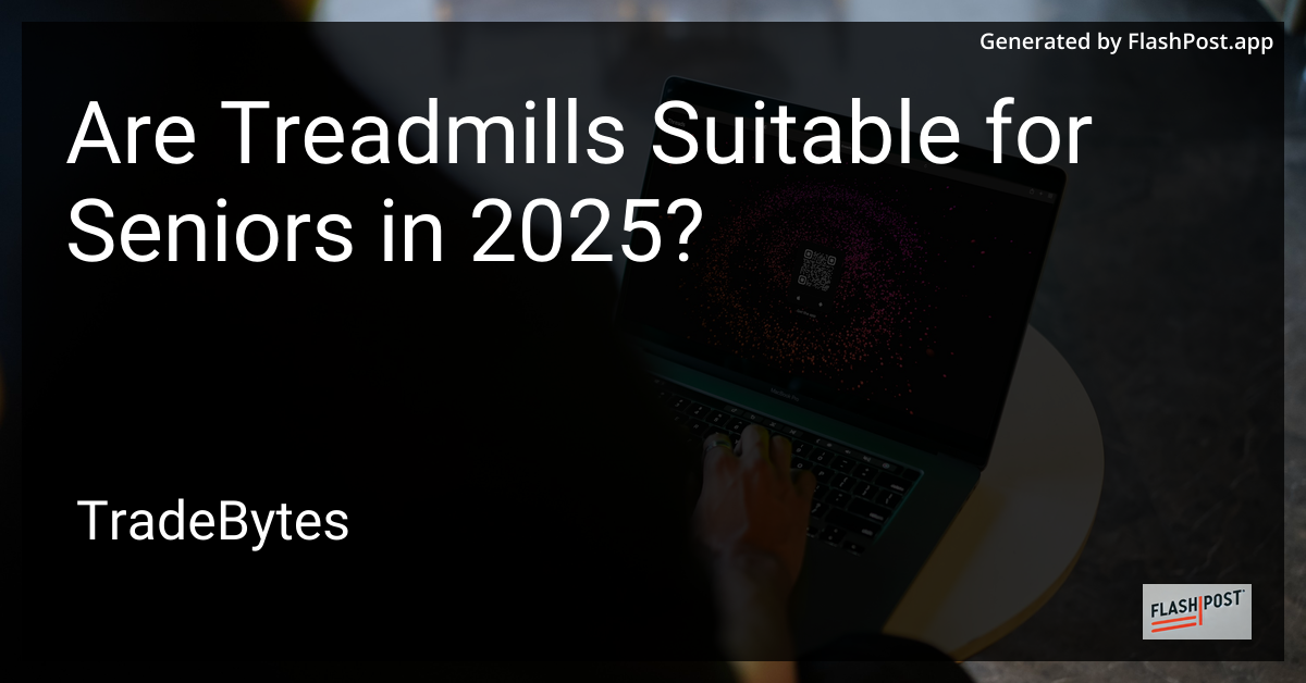 Treadmill for Seniors