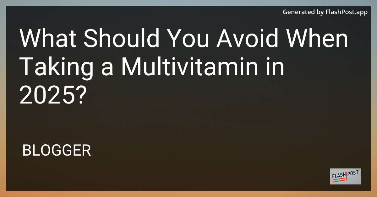 Multivitamin