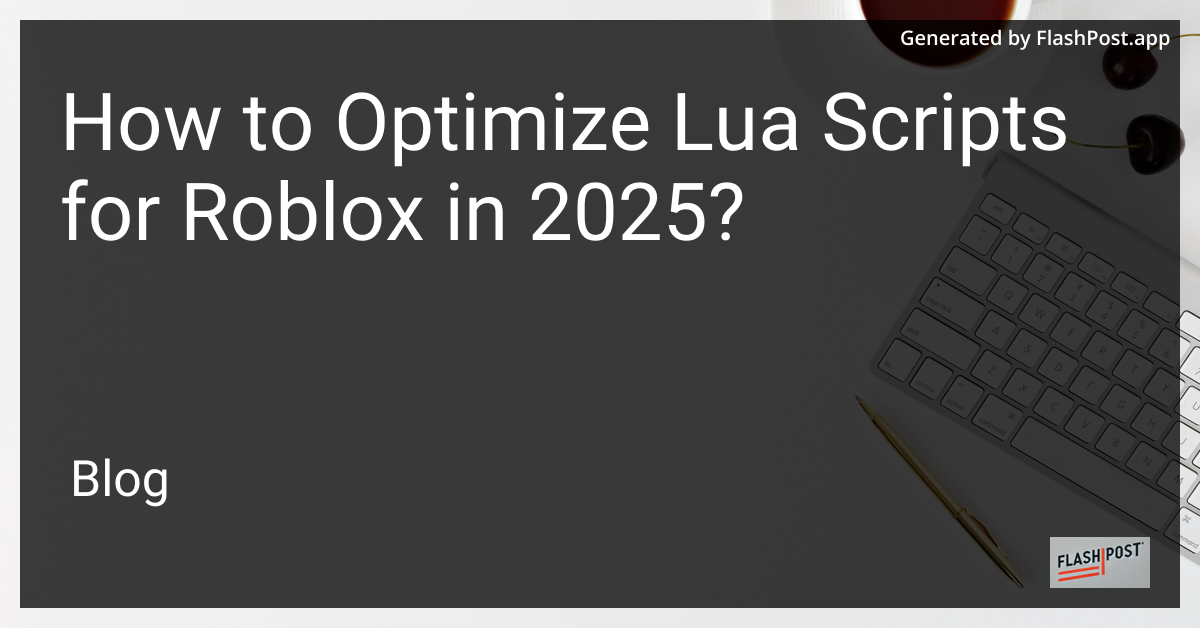 Lua Scripting for Roblox