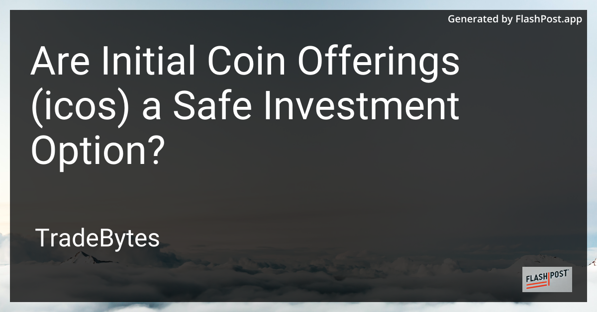 Initial Coin Offerings