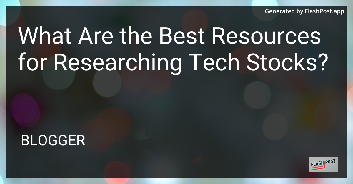 Tech Stocks