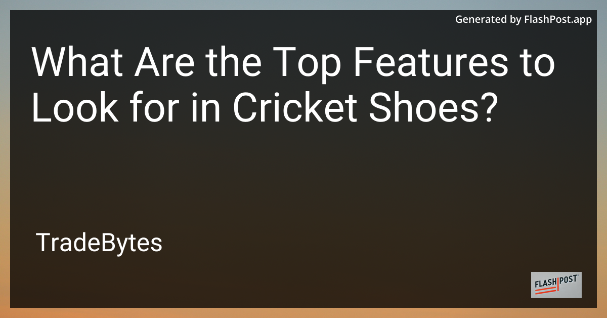 Cricket Shoes