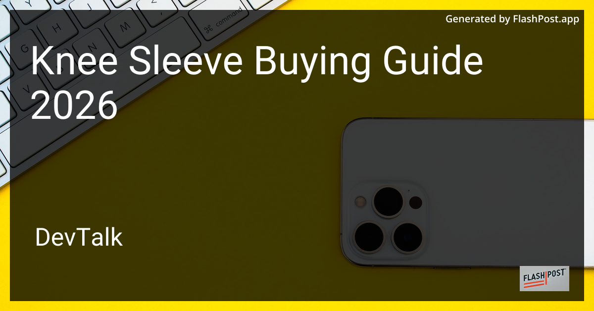 Knee Sleeve Buying Guide 2026