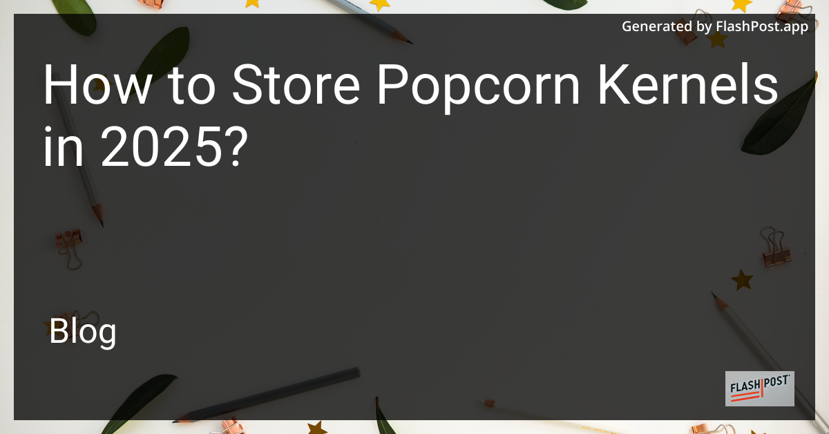 Popcorn Kernels