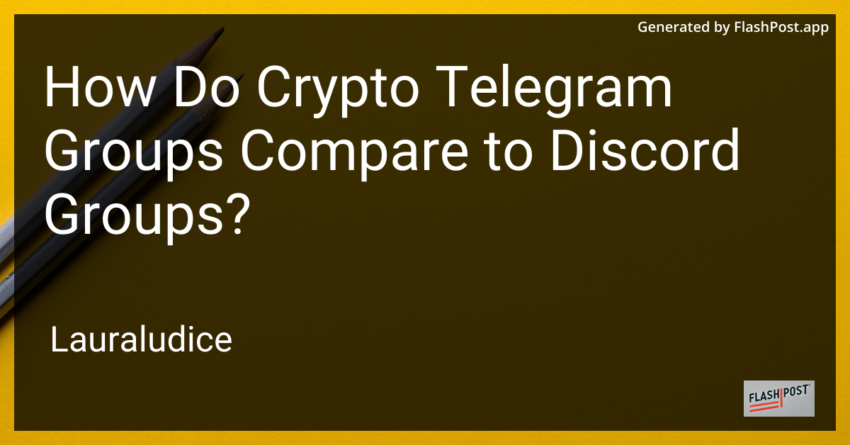 Crypto Communication Platforms