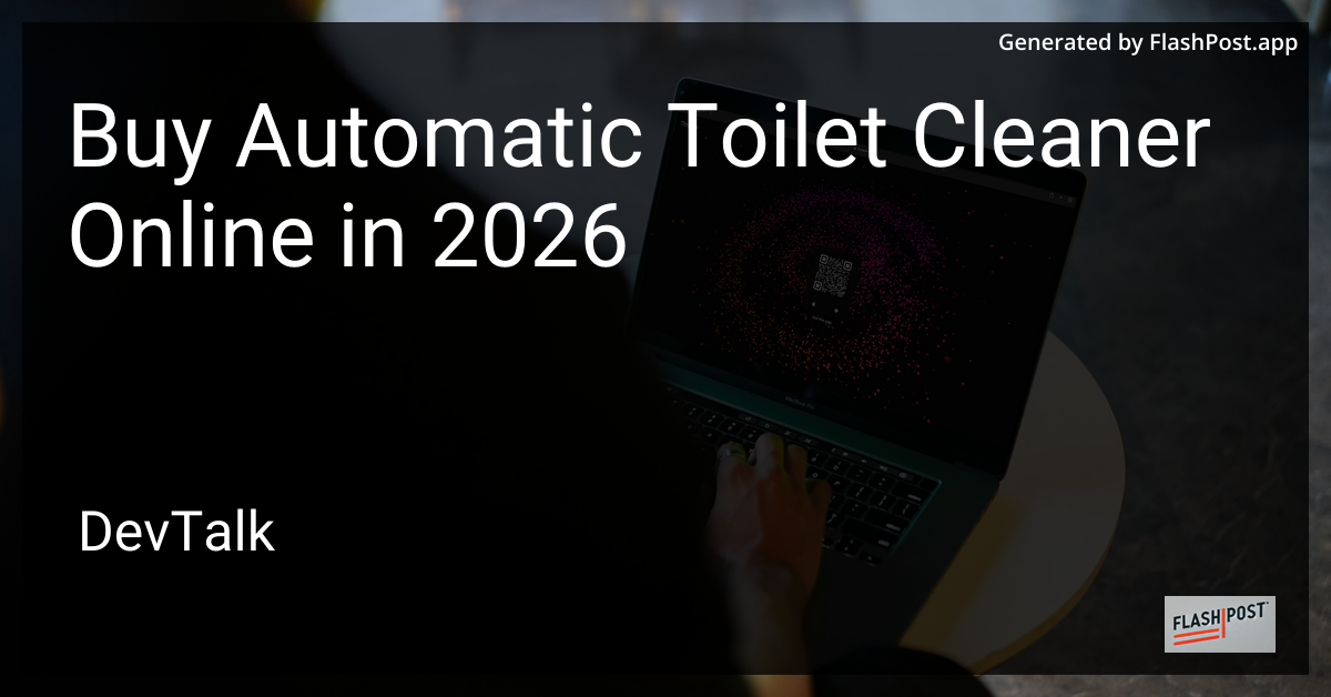 Buy Automatic Toilet Cleaner Online in 2026