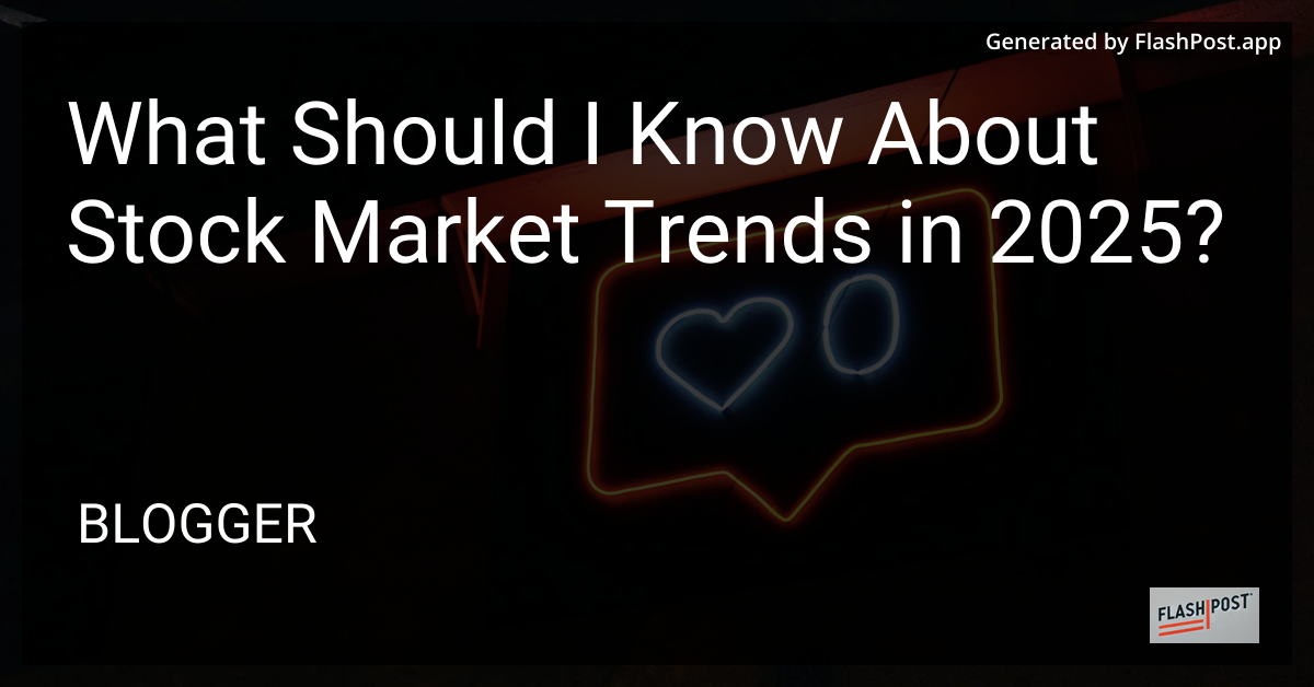 Stock Market Trends