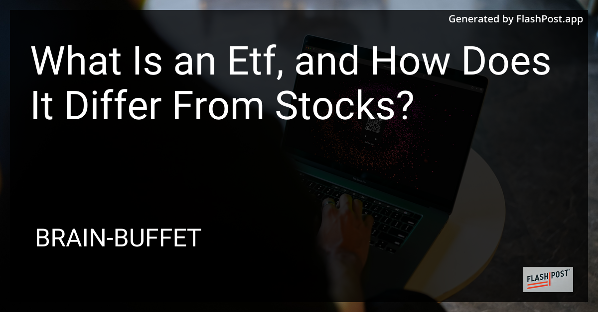 ETFs vs. Stocks