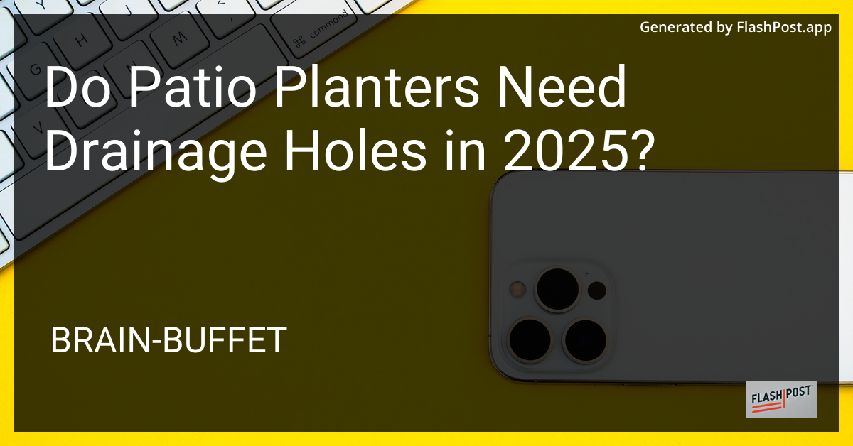 Patio Planters