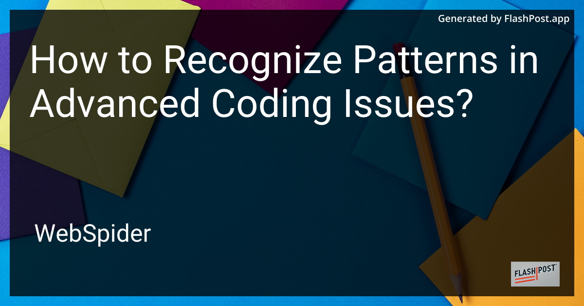 Advanced Coding Issues