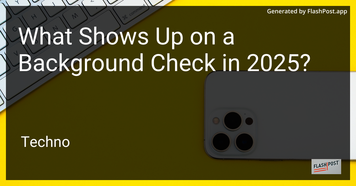 Background Check