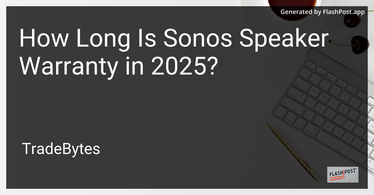 Sonos Speaker Warranty