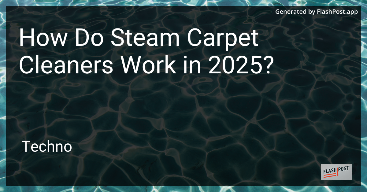 Steam Carpet Cleaner