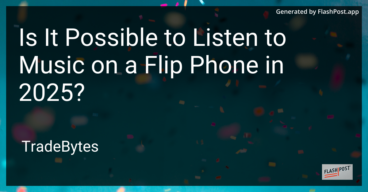 Flip Phone with Headphones