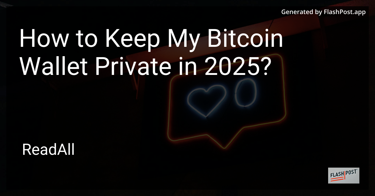 Bitcoin Wallet Security in 2025