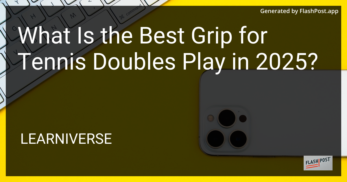 Tennis Doubles Grip