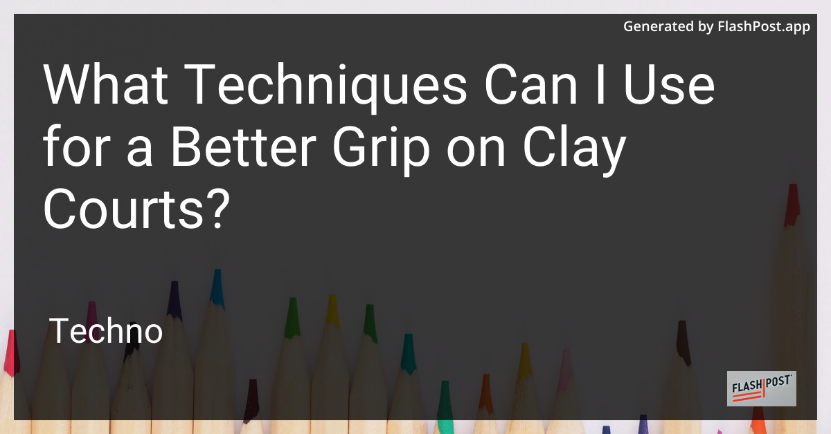 Clay Court Tennis
