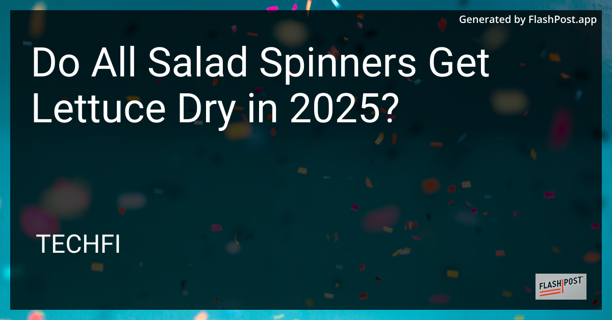 Salad Spinner