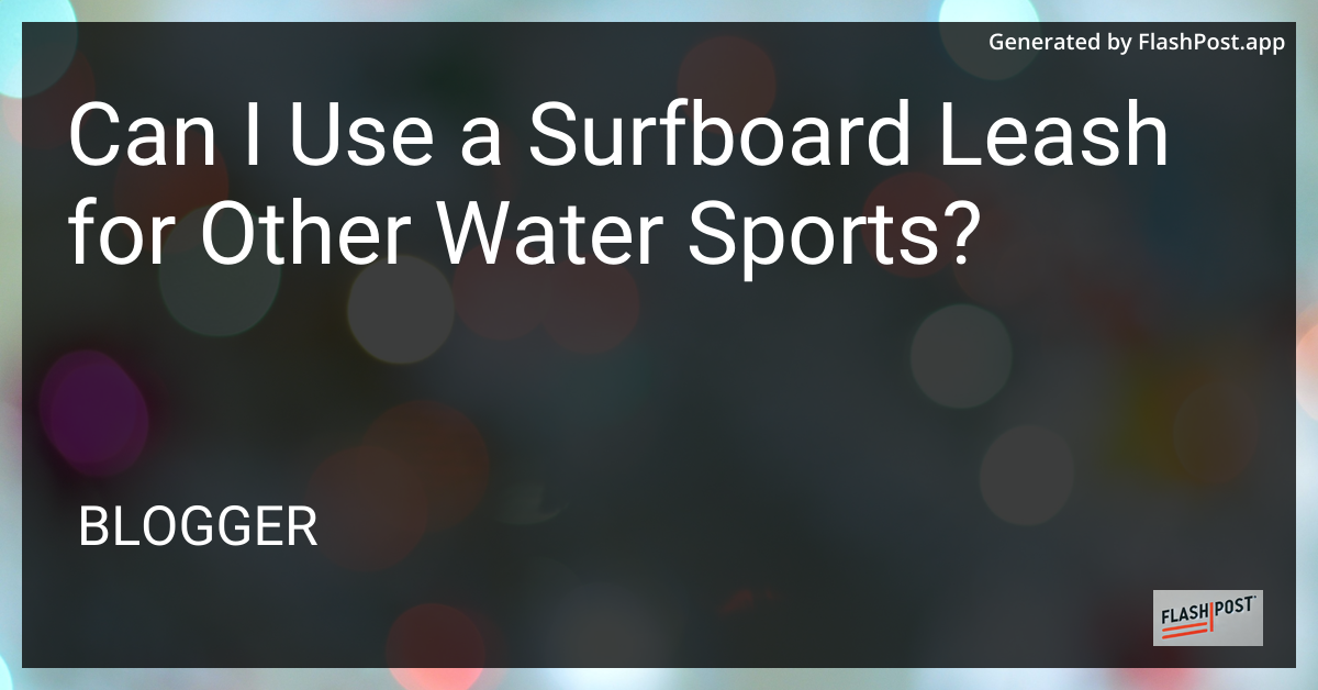 Surfboard Leash Image