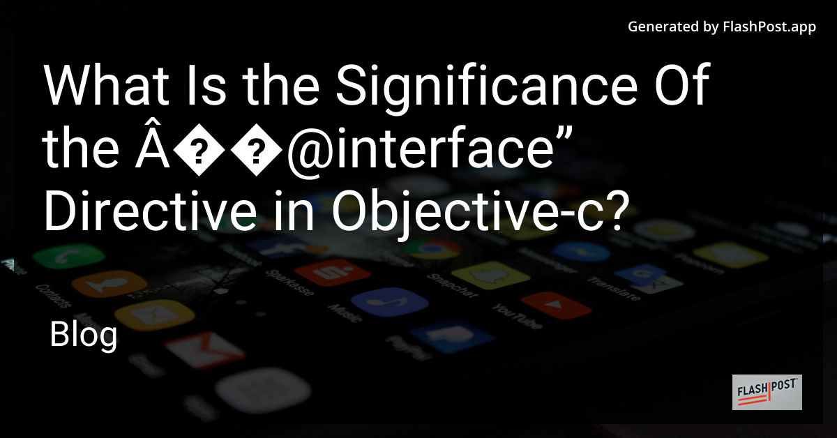 Objective-C Image
