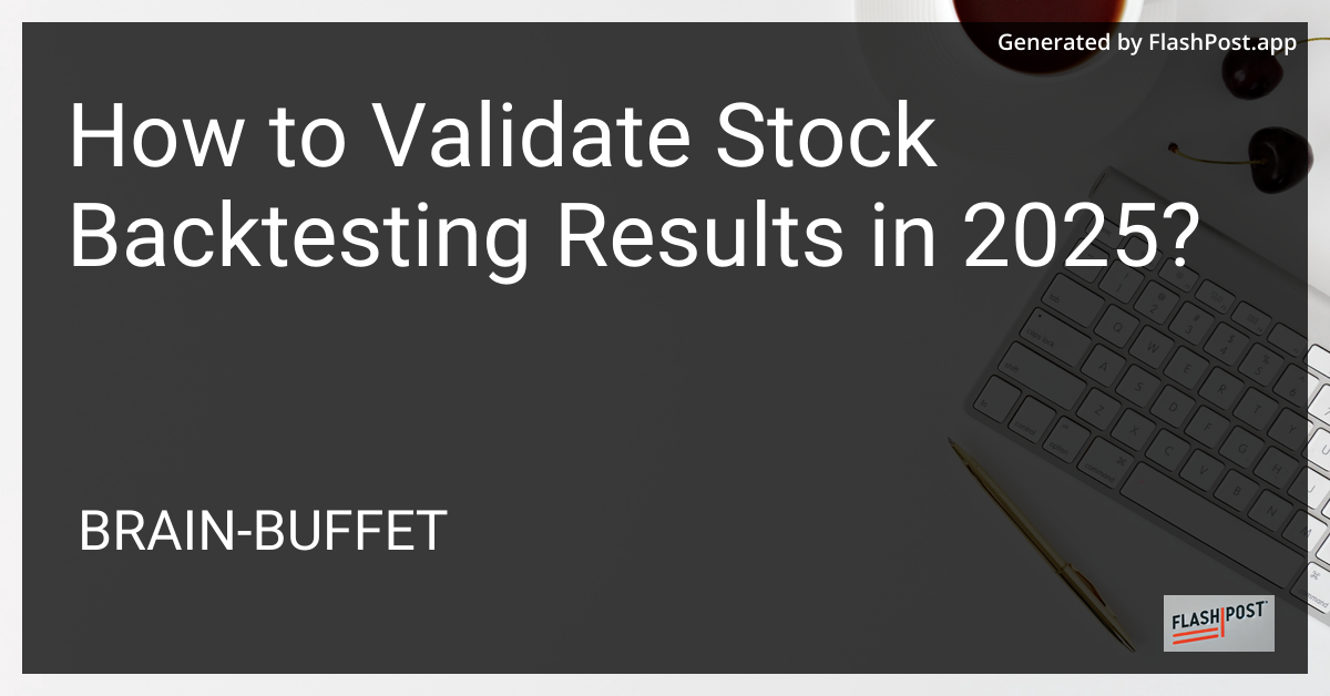 Stock Backtesting