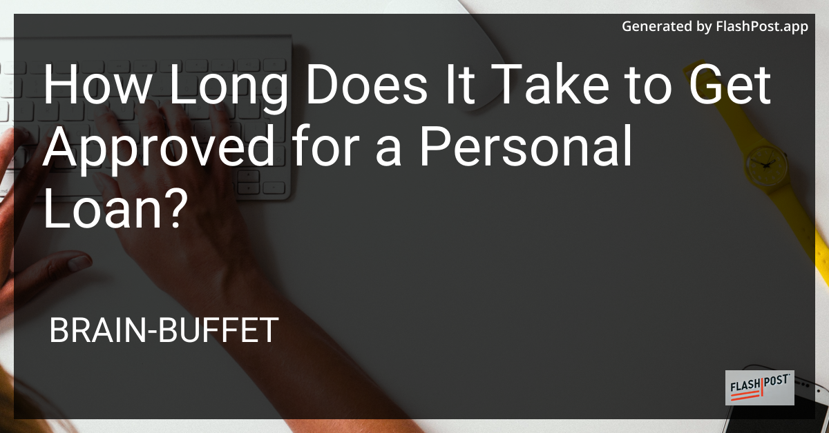 Person thinking about personal loan approval process