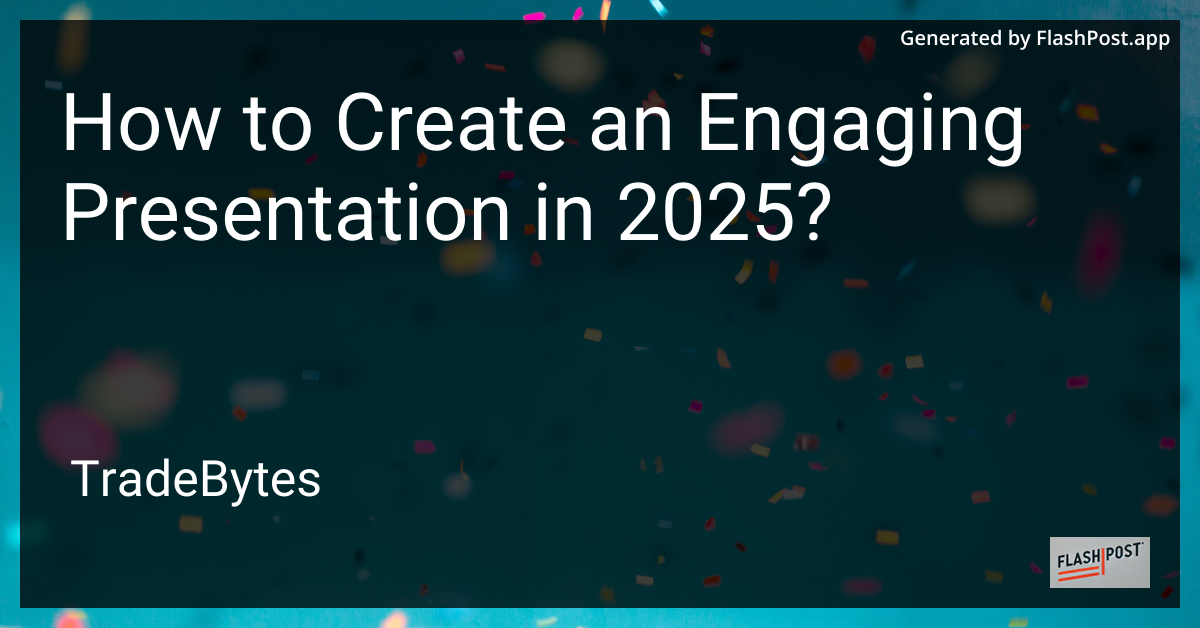 Engaging Presentation