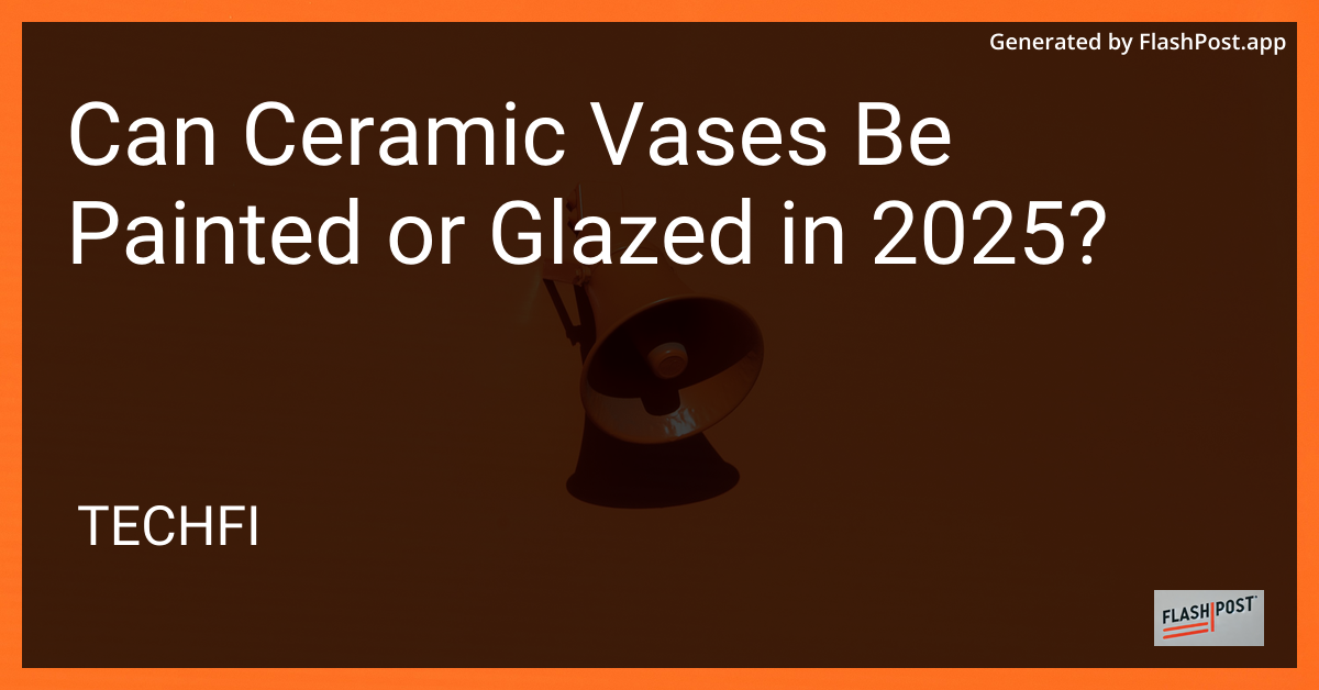 Decorative Ceramic Vase
