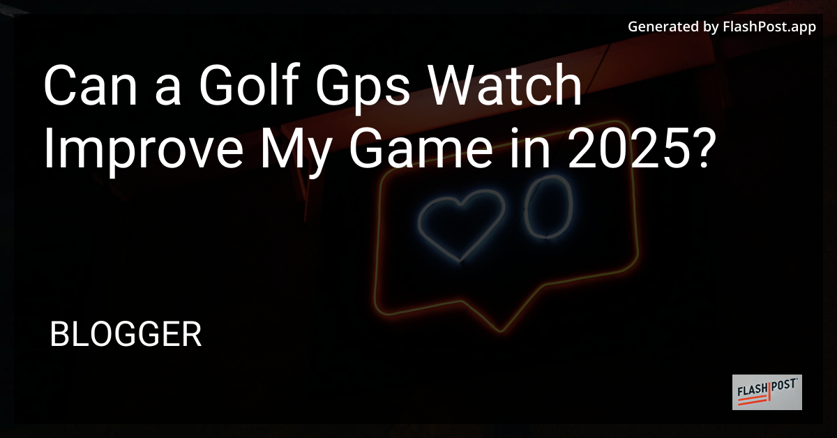 Golf GPS Watch