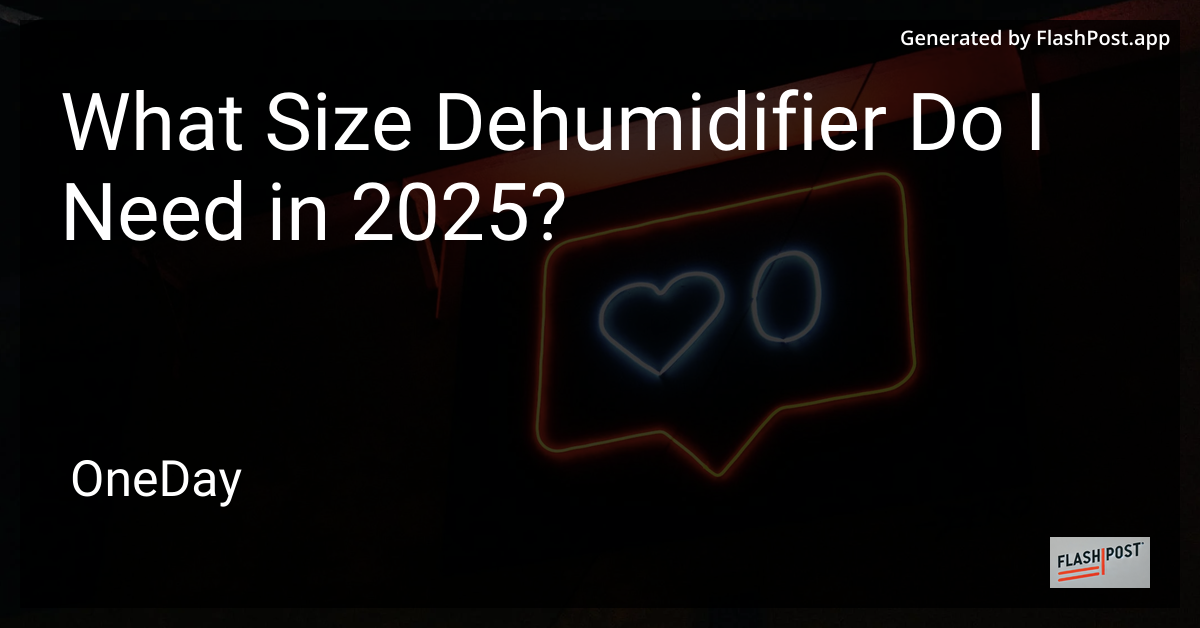 Dehumidifier