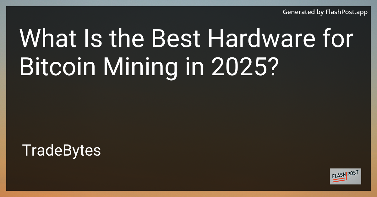Bitcoin Mining