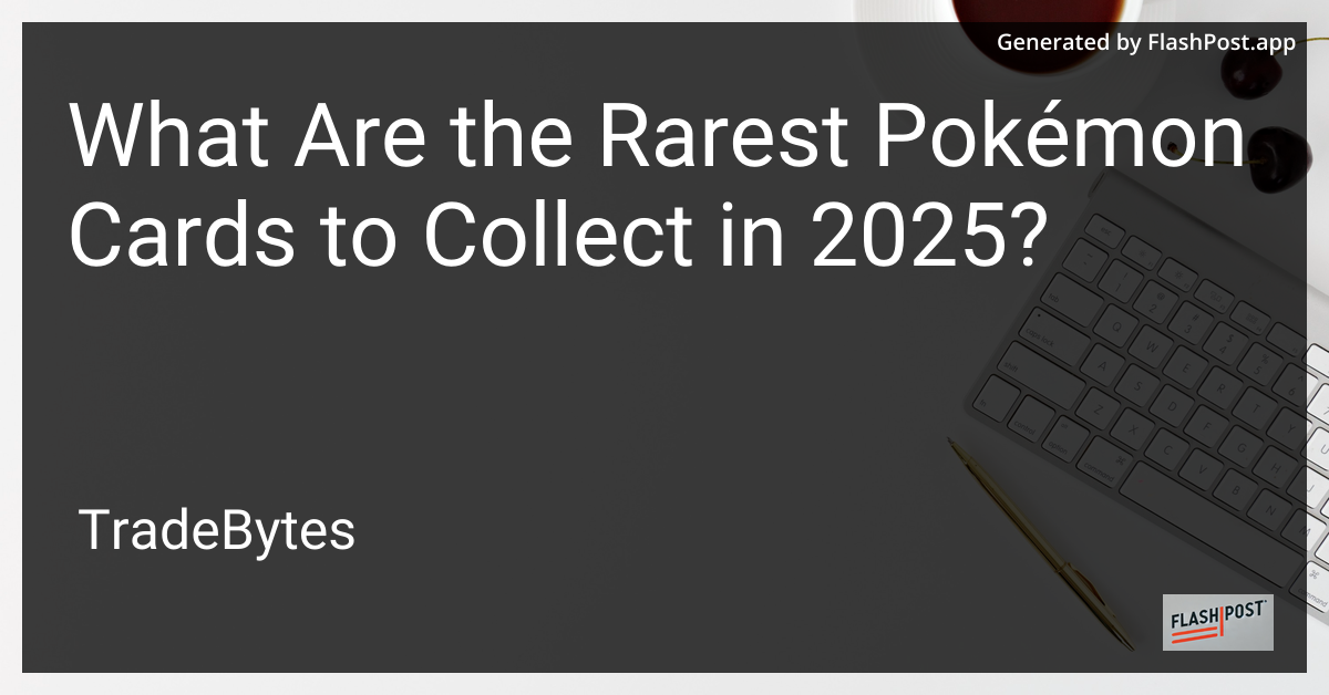 Rarest Pokémon Cards in 2025