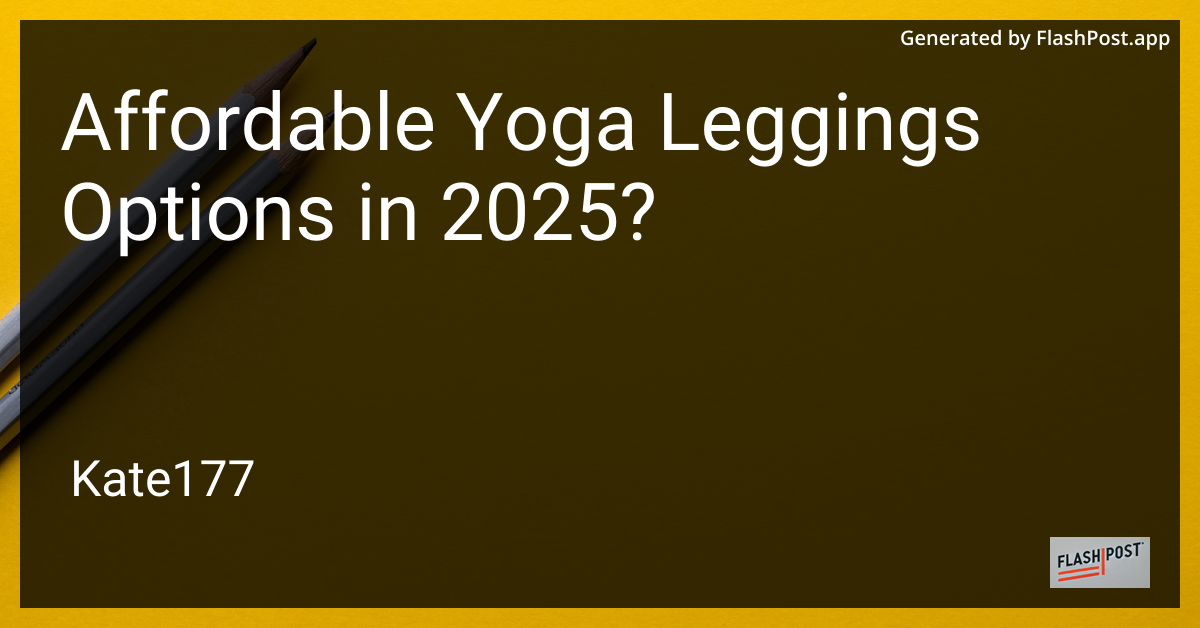 Yoga Leggings