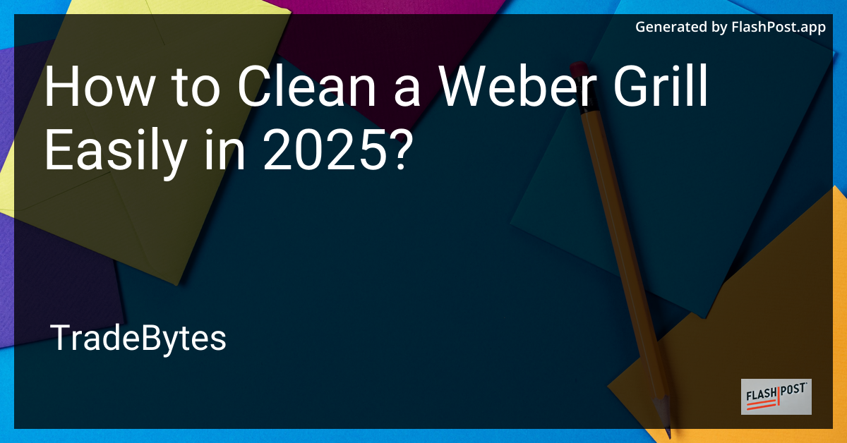 Cleaning a Weber Grill