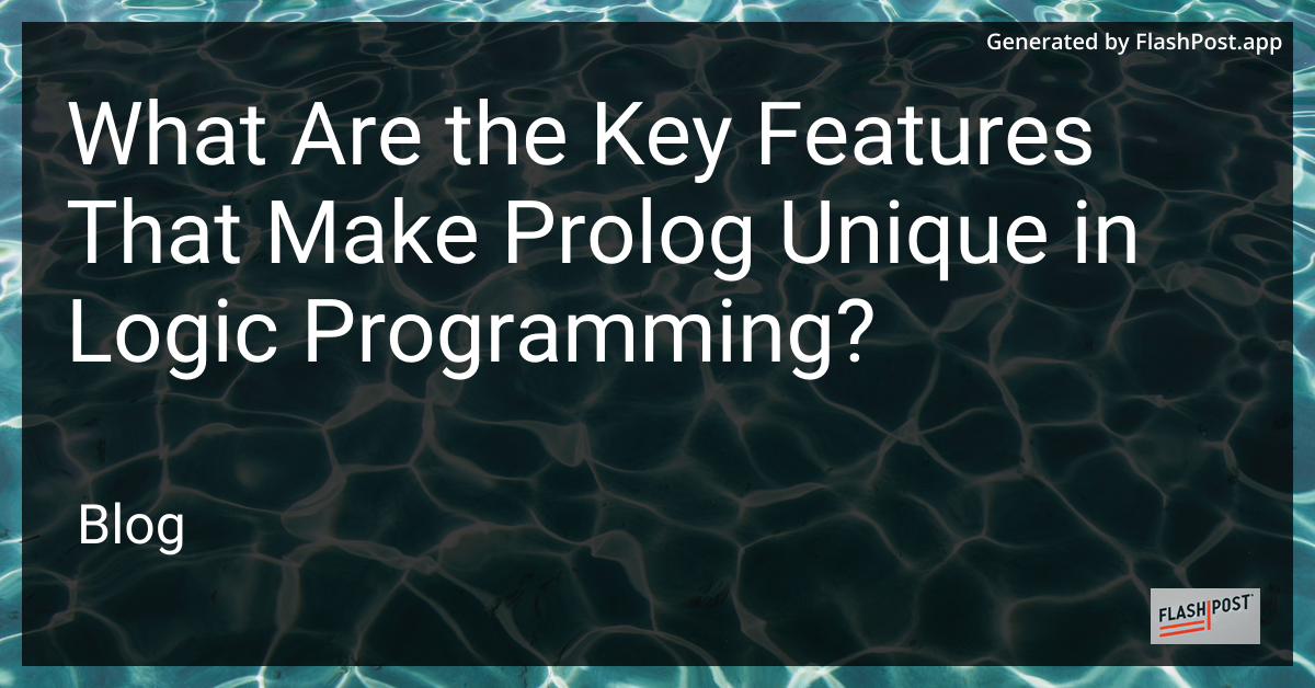 Prolog Programming