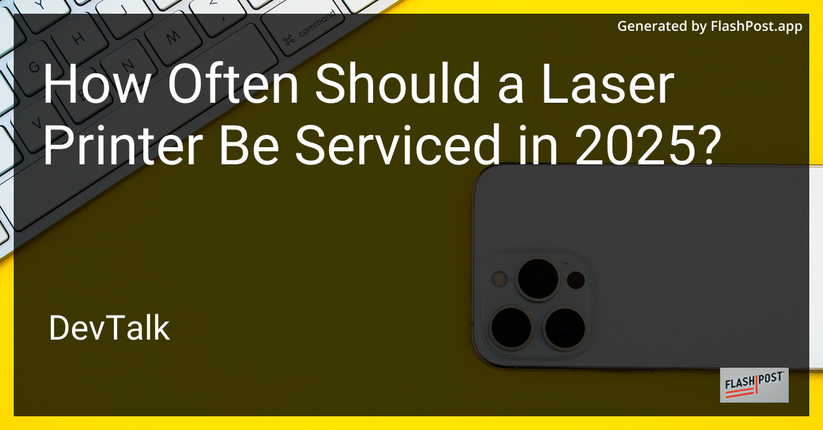 how often should a laser printer be serviced in 2025?