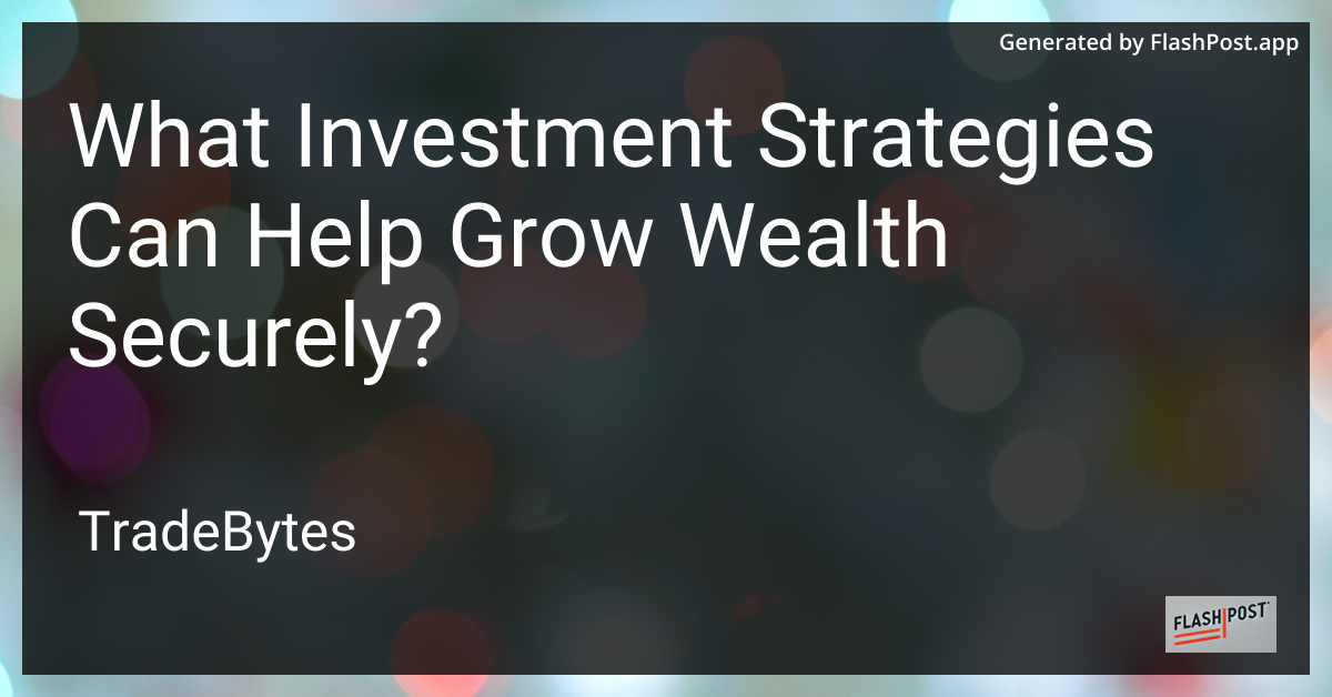 Investment Strategies
