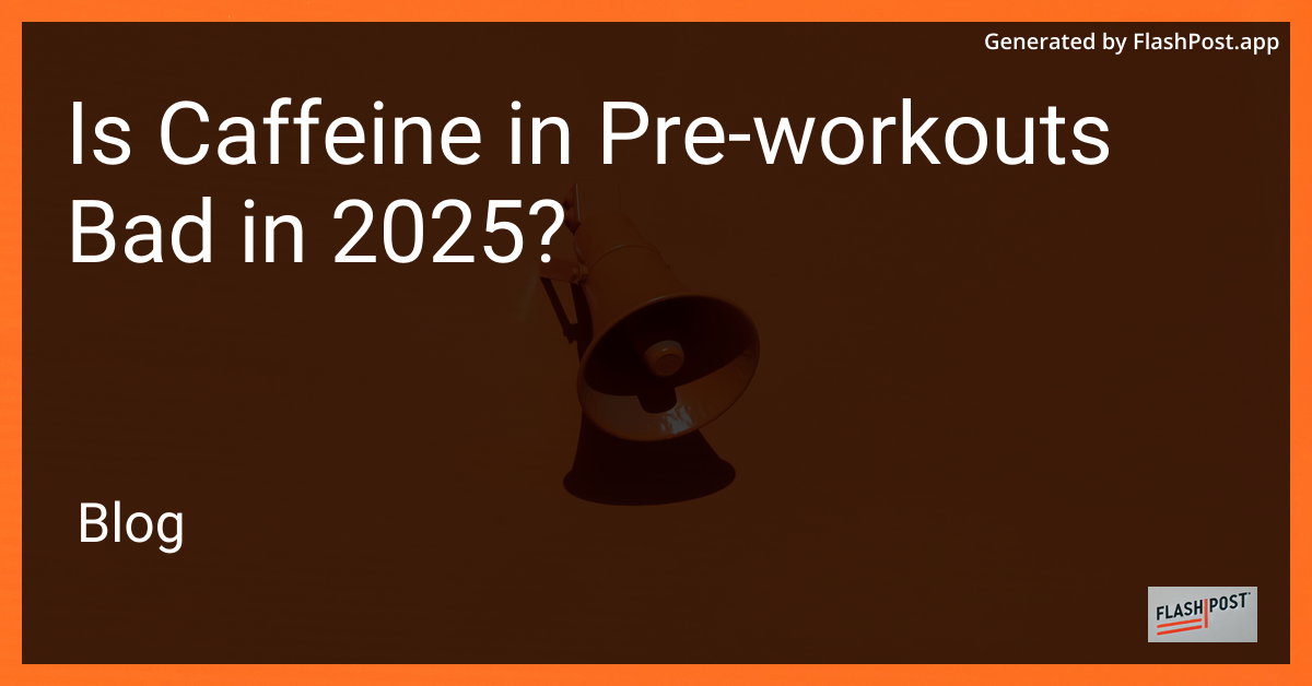 Pre-Workout Supplement